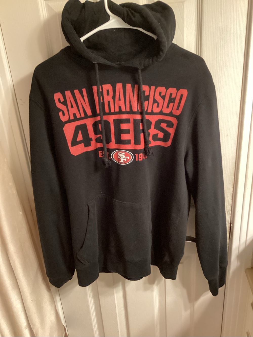 47 Brand San Francisco 49ers Black & Red Hoodie Size Medium
Great Condition